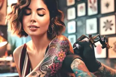 DALL·E-2024-03-16-20.59.33-An-engaging-and-visually-stunning-hero-image-for-the-blog-post-titled-_Getting-Your-Sleeve-Tattoo_-featuring-a-very-attractive-and-curvy-woman.-This-