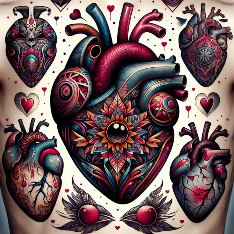 10 Unique Heart Shape Tattoo Designs for Inspiration