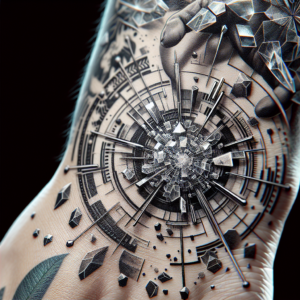 Breaking the Mold: Shattered Glass Effect Tattoos