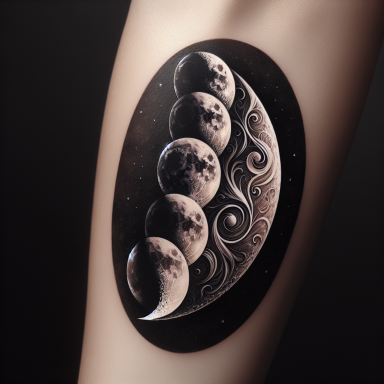 Lunar Love: Moon Phase Tattoos